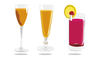 glass of orange juice