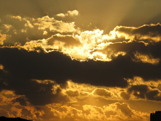 clouds in the sky