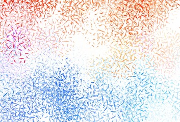 Fototapeta premium Light Gray vector template with repeated sticks.