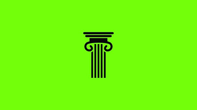 Double columned column icon animation