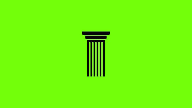 Italian column icon animation