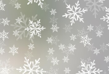 Light Gray vector layout in New Year style.