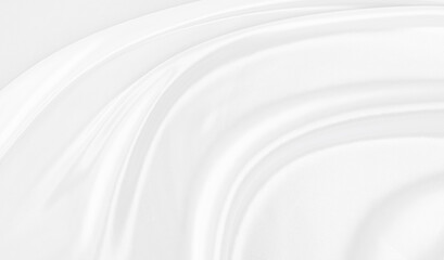 Obraz premium White gray satin texture that is white silver fabric silk background with beautiful soft blur pattern natural.