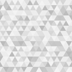 Fototapeta premium Geometric vector pattern with triangles. Geometric modern ornament. Seamless abstract light background