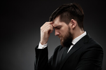 Businessman's headache