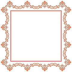 Vintage set of vector horizontal, square and round elements. Different elements for backgrounds, frames and monograms. Classic patterns. Set of vintage patterns