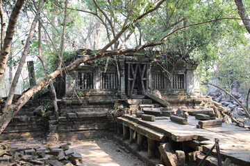 View of Beng Melea temple, Cambodia