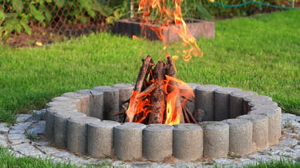 ognisko, campfire, miejace na ognisko,place for a bonfire