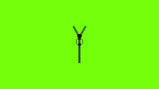 Sweater zip icon animation
