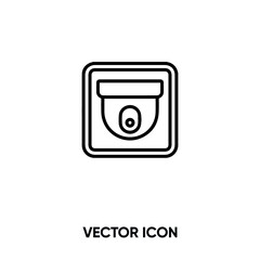 Cctv camera vector icon. Modern, simple flat vector illustration for website or mobile app.Camera symbol, logo illustration. Pixel perfect vector graphics