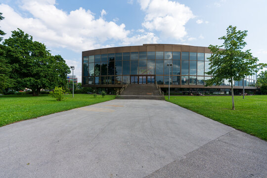 Brucknerhaus an der Donaul&auml;nde in Linz