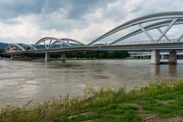 Neue Donaubrücke in Linz Oberösterreich