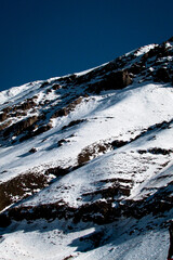 lpes, montagna, de invierno, paisaje, cielo, natural