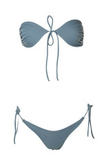 Beautiful bikini isolated on white. Stylish swimsuit