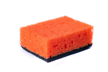Kitchen sponge asolated on a white background