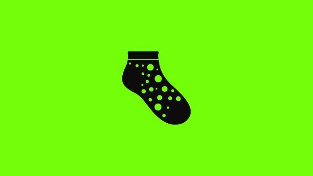 Small sock icon animation