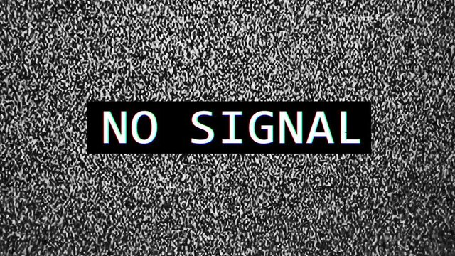 TV static - no signal