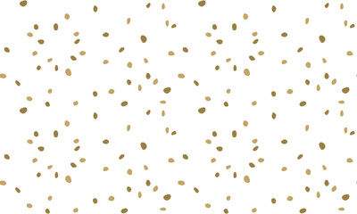Scattered grain seeds on white background