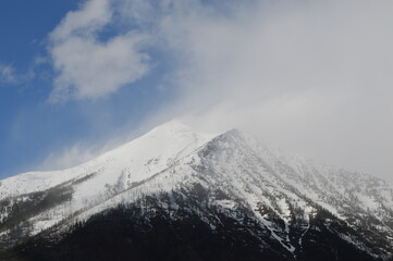 snow covered mountain
