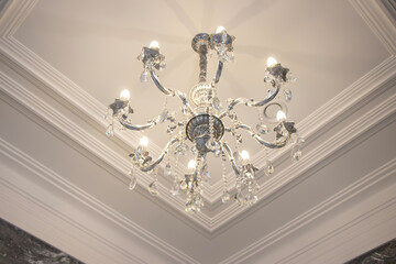 chandelier on the wall