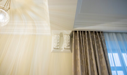 curtains in the bedroom