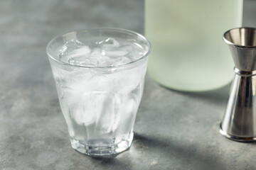 Cold Refreshing Japanese Shochu and Ice