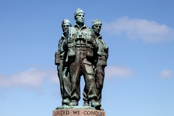 Obraz premium Memorial to Special Forces at Fort William Scotland