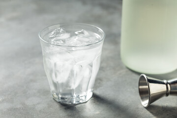 Cold Refreshing Japanese Shochu and Ice