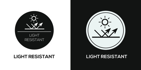 Creative (Light resistant) Icon ,Vector sign. © khaled