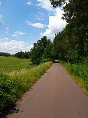 Fahrradwanderweg  Spur der Steine in der Uckermark