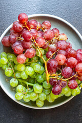 grapes fresh sweet ripe fruit food organic product meal snack on the table copy space food background rustic. top view vegan or vegetarian food