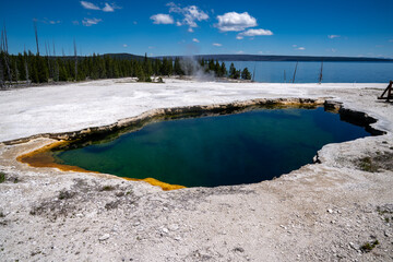 Abyss Pool in Yellowstone National Park