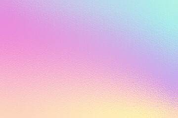 Rainbow texture. Halographic background. Bright color. Dreamy gradient. Iridescent ombre. Background with metallic effect for design prints. Colour metal texture. Colours abstract surface. Vector