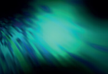 Dark Blue, Green vector glossy abstract layout.