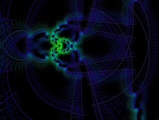 Imaginatory fractal background generated Image