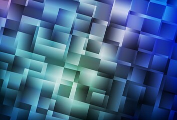 Light BLUE vector pattern in square style.