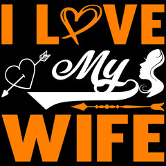 i love my wife