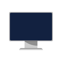 Vector illustration of a modern computer display.