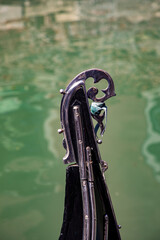detail of iron bow element at a gondola © travelview