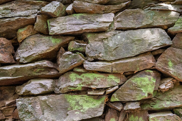 Natural stone wall as texture or background