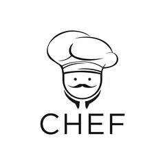 Chef Cook vector logo design