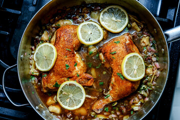 Cooking Italian Chicken Piccata