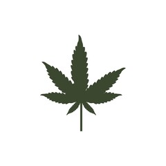 Cannabis Marijuana Hemp vector logo design