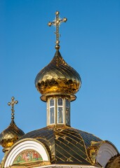 Fototapeta na wymiar Holy Protection Monastery in Marinovka village, Ukraine