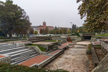 Center of city of Pleven, Bulgaria