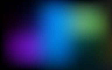 Dark multicolor vector gradient blur background.