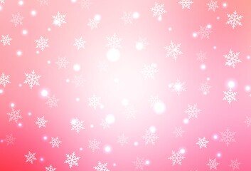 Light Pink, Yellow vector texture in birthday style.