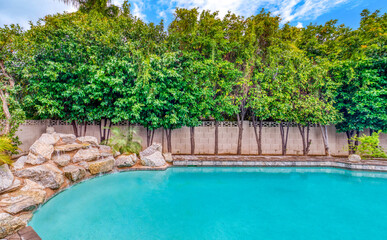swimming pool in resort