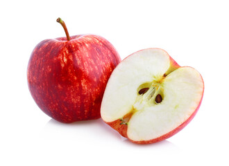 gala apple isolated on white background