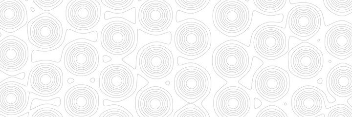 Fototapeta na wymiar Light gray vector background, banner. Abstract contour lines